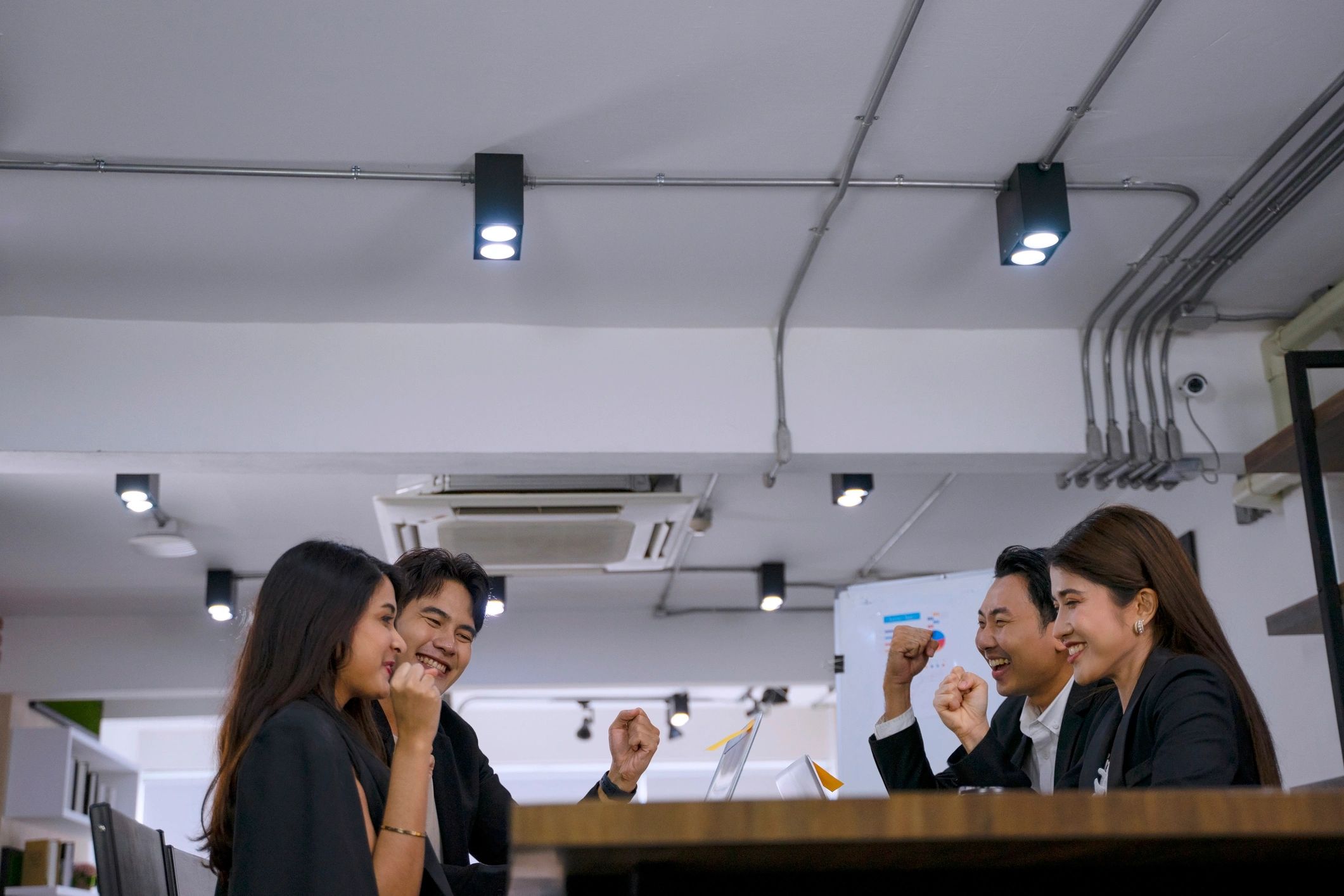 Business team collaborating on ecommerce growth